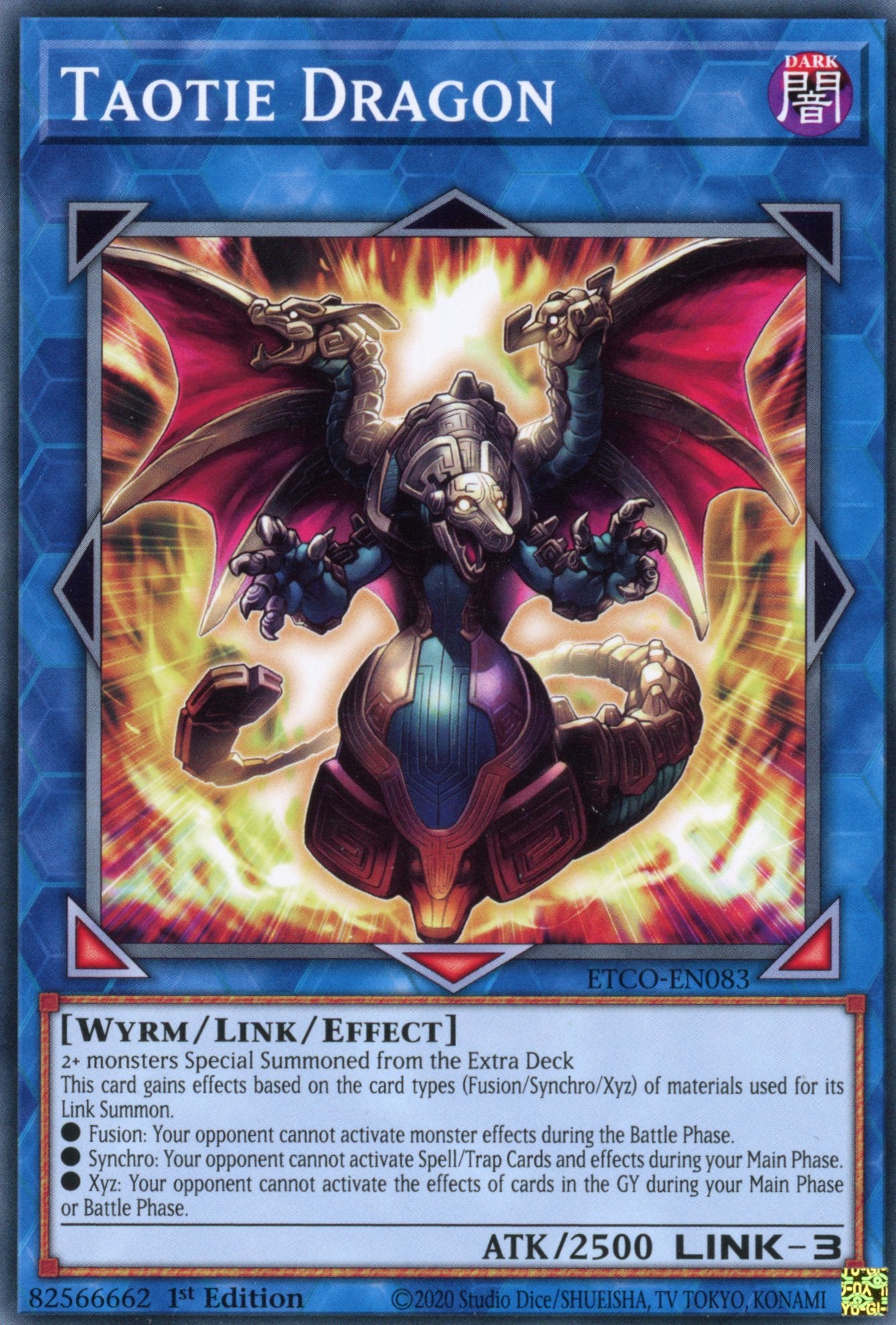 ETCO-EN083 - Taotie Dragon - Common - Effect Link Monster - Eternity Code