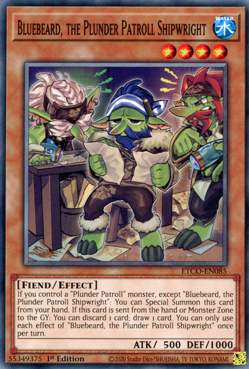 ETCO-EN085 - Bluebeard, the Plunder Patroll Shipwright - Common - Eternity Code