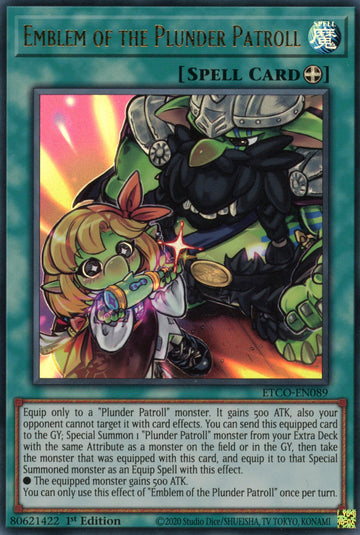ETCO-EN089 - Emblem of the Plunder Patroll - Ultra Rare - Eternity Code