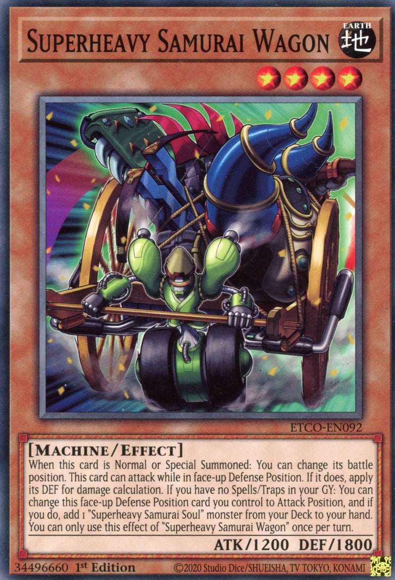 ETCO-EN092 - Superheavy Samurai Wagon - Common - Effect Monster - Eternity Code