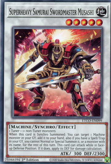 ETCO-EN099 - Superheavy Samurai Swordmaster Musashi - Common - Eternity Code