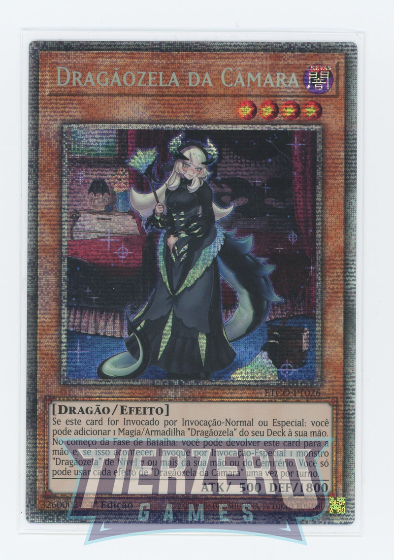 ETCO-PT026 - Chamber Dragonmaid - Starlight Rare - Effect Monster - Eternity Code - Portuguese