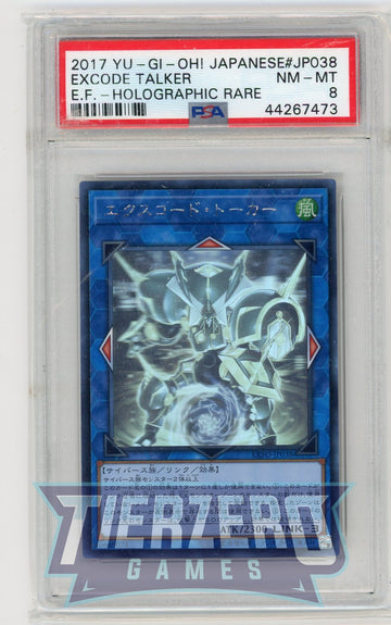 EXFO-JP038 - Excode Talker - Ultra Rare - Extreme Force - PSA 8