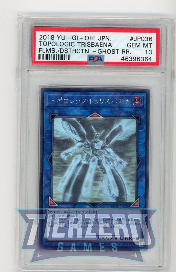 FLOD-JP036 - Topologic Trisbaena - Ghost Rare - PSA 10 - A