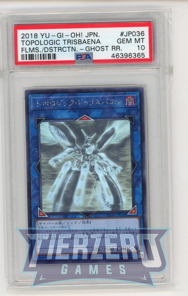 FLOD-JP036 - Topologic Trisbaena - Ghost Rare - PSA 10 - B