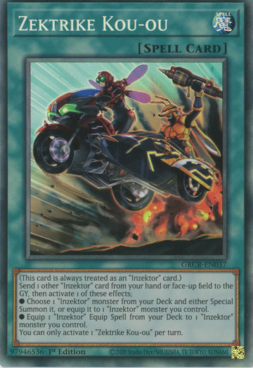 GRCR-EN037 - Zektrike Kou-ou - Collector's Rare - The Grand Creators