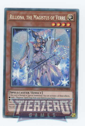GEIM-EN003 - Rilliona, the Magistus of Verre (CR) - Collector's Rare - Genesis Impact