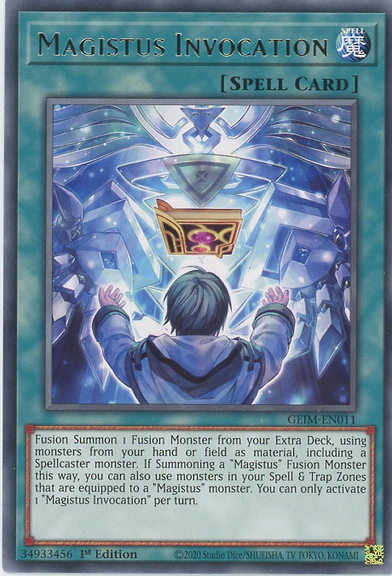 GEIM-EN011 - Magistus Invocation - Rare - Normal Spell - Genesis Impact