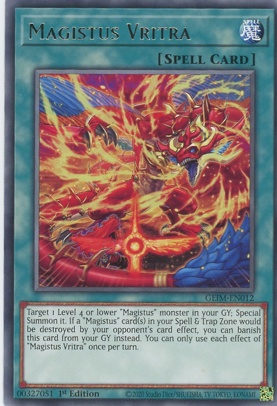 GEIM-EN012 - Magistus Vritra - Rare - Normal Spell - Genesis Impact