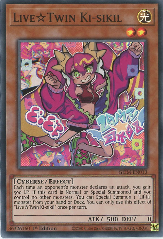 GEIM-EN013 - Live Twin Ki-sikil - Super Rare - Effect Monster - Genesis Impact