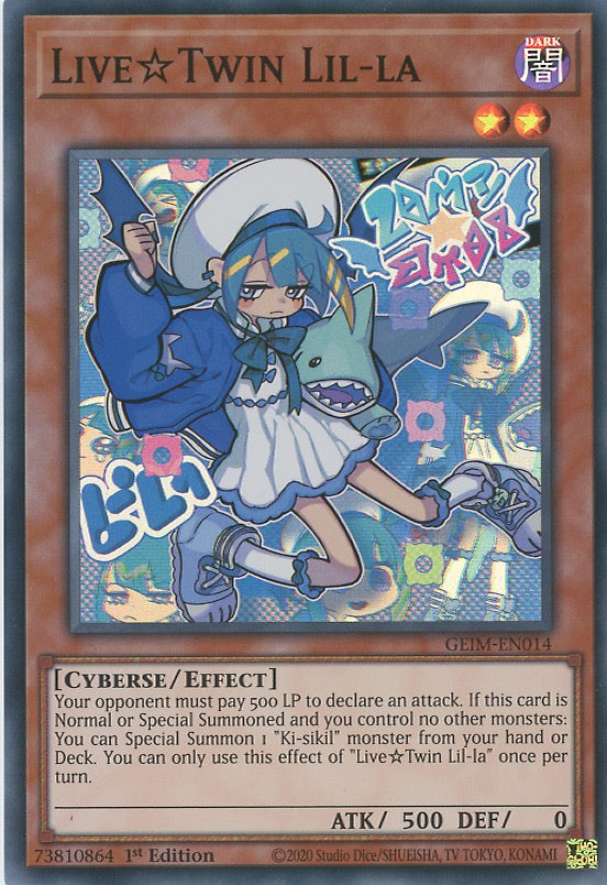 GEIM-EN014 - Live Twin Lil-la - Super Rare - Effect Monster - Genesis Impact