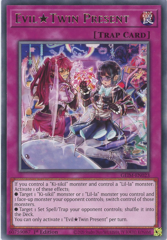 GEIM-EN023 - Evil Twin Present - Rare - Normal Trap - Genesis Impact