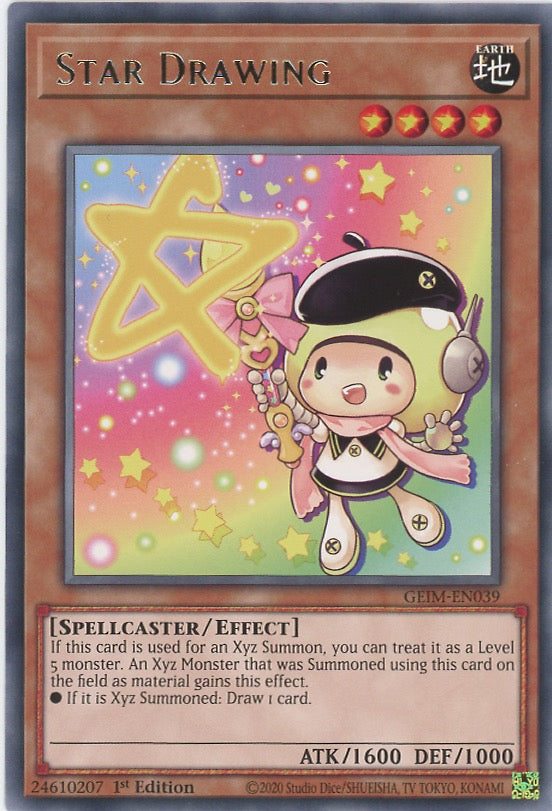 GEIM-EN039 - Star Drawing - Rare - Effect Monster - Genesis Impact