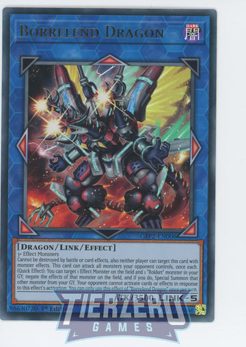 GFP2-EN006 - Borrelend Dragon - Ultra Rare - Ghosts From the Past: The 2nd Haunting