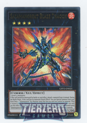 GFP2-EN025 - Salamangreat Blaze Dragon - Ultra Rare - Ghosts From the Past: The 2nd Haunting