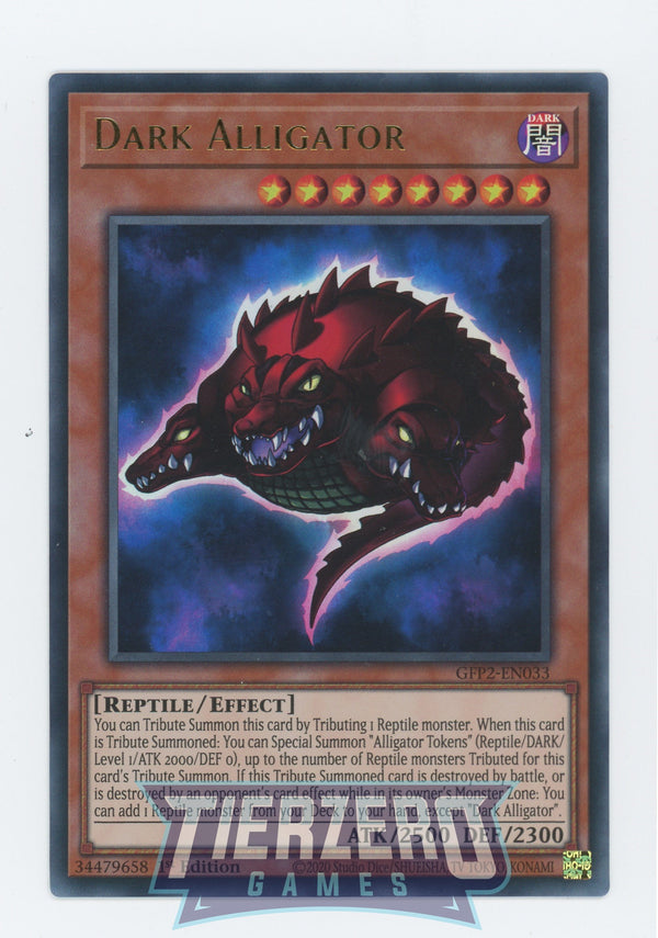 GFP2-EN033 - Dark Alligator - Ultra Rare - Effect Monster - Ghosts from the Past the 2nd Haunting