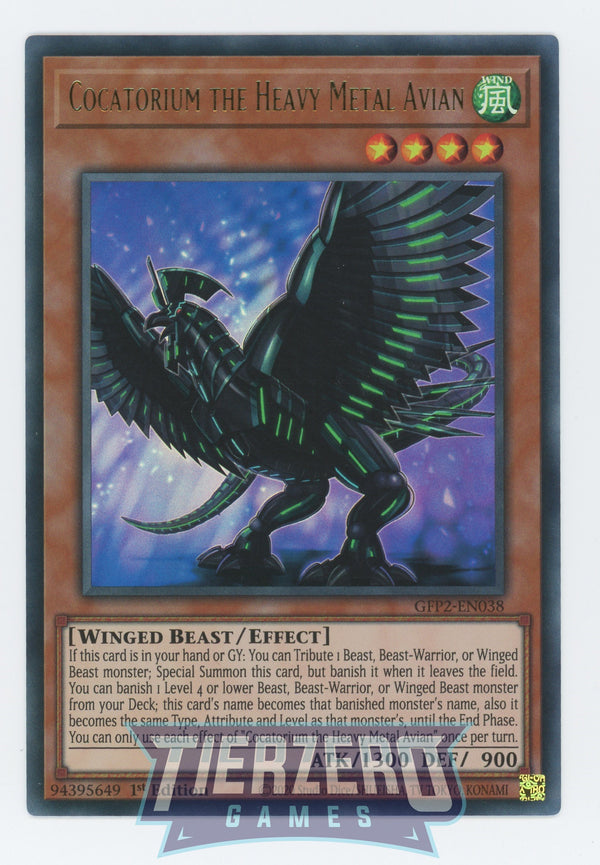 GFP2-EN038 - Cocatorium the Heavy Metal Avian - Ultra Rare - Effect Monster - Ghosts from the Past the 2nd Haunting