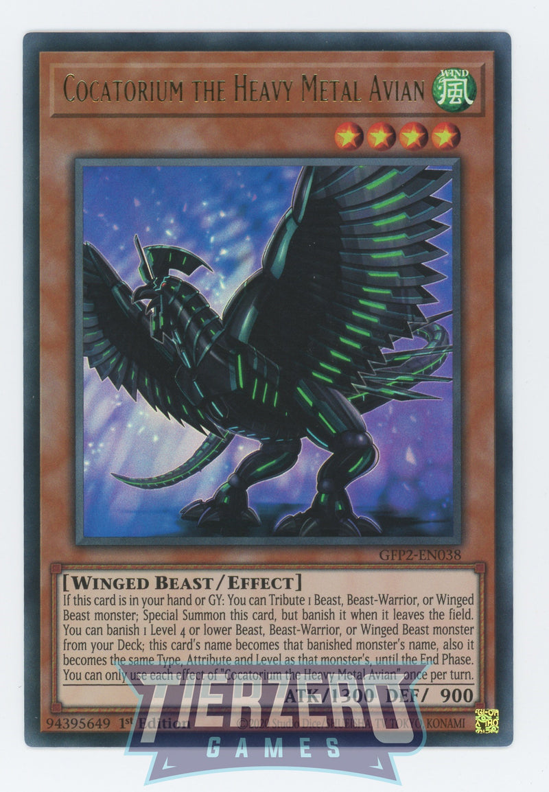 GFP2-EN038 - Cocatorium the Heavy Metal Avian - Ultra Rare - Effect Monster - Ghosts from the Past the 2nd Haunting