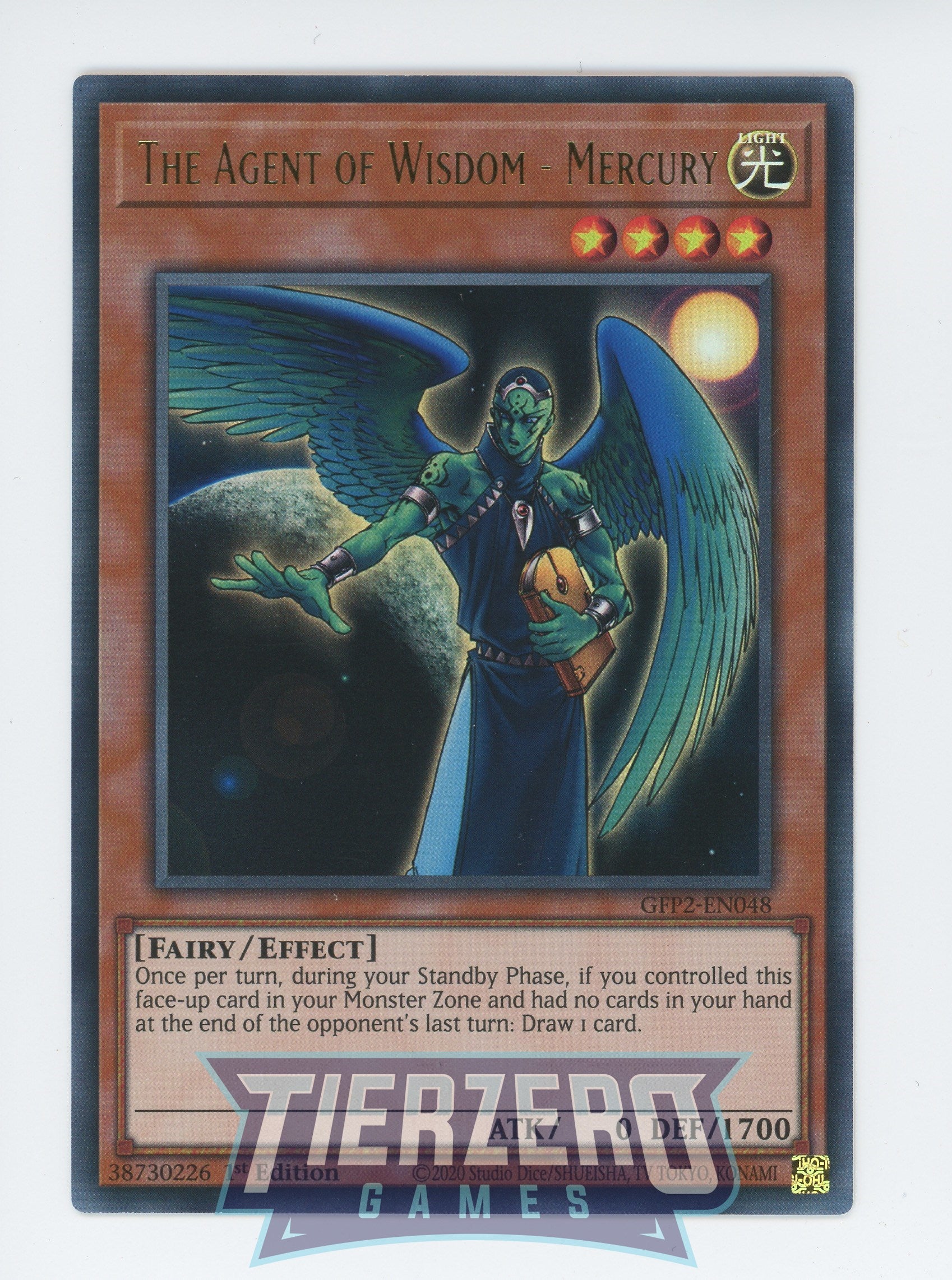 GFP2-EN048 - The Agent of Wisdom - Mercury - Ultra Rare - Effect Monster - Ghosts from the Past the 2nd Haunting