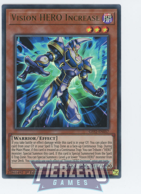 GFP2-EN057 - Vision HERO Increase - Ultra Rare - Effect Monster - Ghosts from the Past the 2nd Haunting