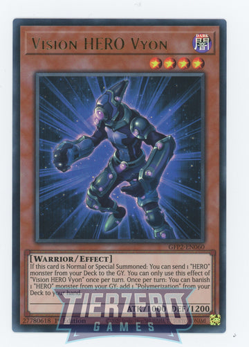GFP2-EN060 - Vision HERO Vyon - Ultra Rare - Ghosts From the Past: The 2nd Haunting
