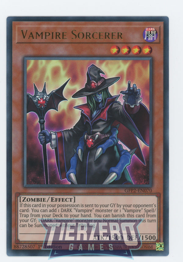 GFP2-EN070 - Vampire Sorcerer - Ultra Rare - Effect Monster - Ghosts from the Past the 2nd Haunting