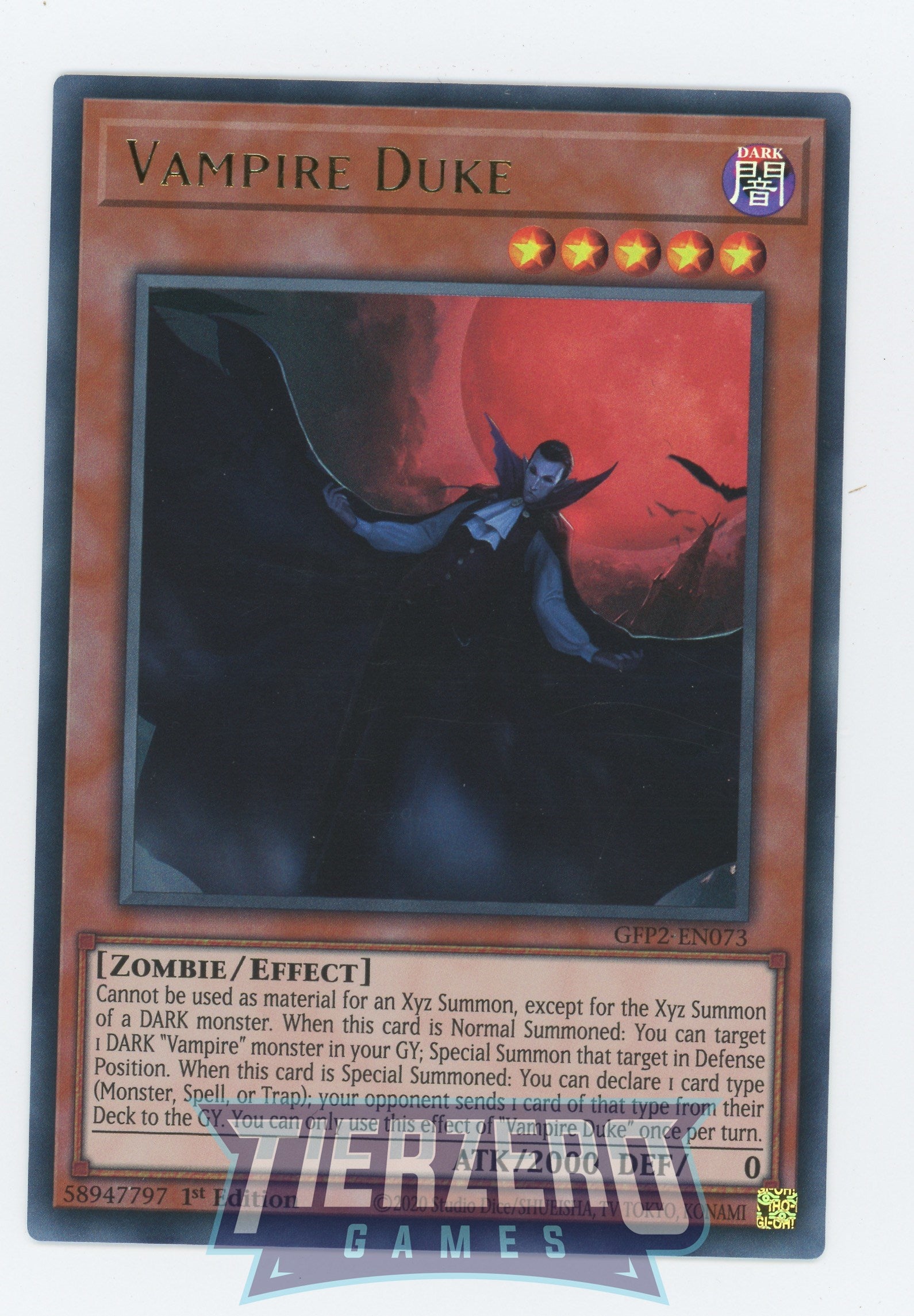 GFP2-EN073 - Vampire Duke - Ultra Rare - Effect Monster - Ghosts from the Past the 2nd Haunting