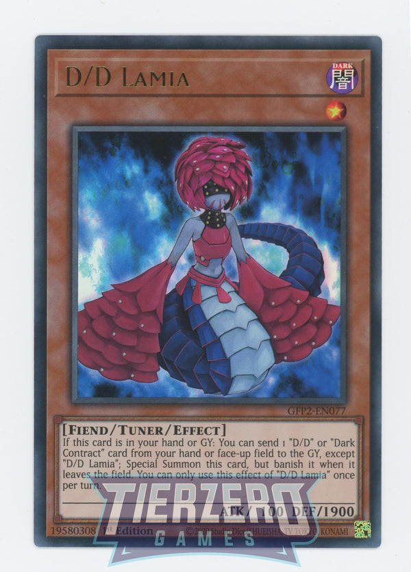 GFP2-EN077 - D-D Lamia - Ultra Rare - Effect Tuner monster - Ghosts from the Past the 2nd Haunting