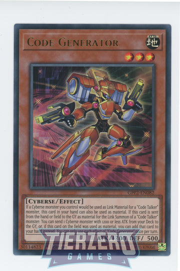 GFP2-EN082 - Code Generator - Ultra Rare - Ghosts From the Past: The 2nd Haunting