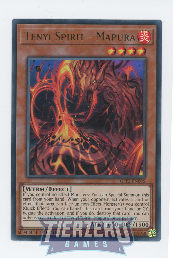 GFP2-EN085 - Tenyi Spirit - Mapura - Ultra Rare - Effect Monster - Ghosts from the Past the 2nd Haunting