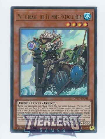GFP2-EN091 - Whitebeard, the Plunder Patroll Helm - Ultra Rare - Ghosts From the Past: The 2nd Haunting
