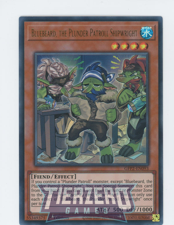 GFP2-EN093 - Bluebeard, the Plunder Patroll Shipwright - Ultra Rare - Effect Monster - Ghosts from the Past the 2nd Haunting