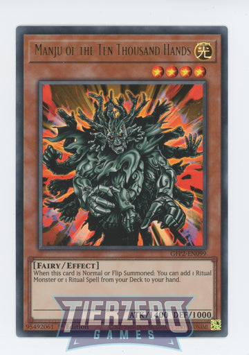 GFP2-EN099 - Manju of the Ten Thousand Hands - Ultra Rare - Ghosts From the Past: The 2nd Haunting