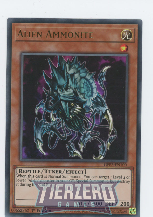 GFP2-EN100 - Alien Ammonite - Ultra Rare - Effect Tuner monster - Ghosts from the Past the 2nd Haunting