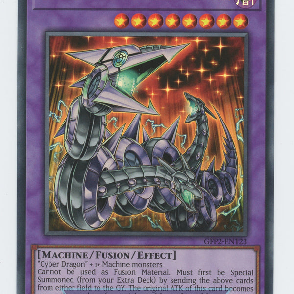 cyber dragon fusion monsters GFP2-EN123 - Chimeratech Fortress Dragon - Ultra Rare