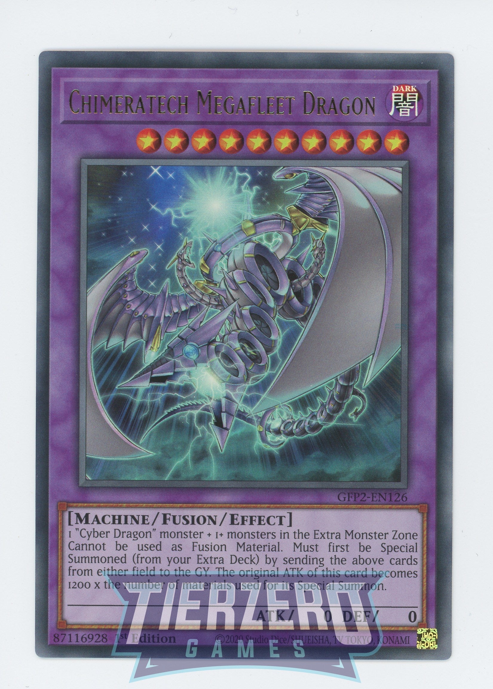 GFP2-EN126 - Chimeratech Megafleet Dragon - Ultra Rare - Effect Fusion Monster - Ghosts from the Past the 2nd Haunting