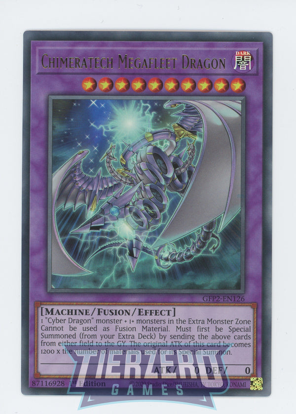 GFP2-EN126 - Chimeratech Megafleet Dragon - Ultra Rare - Effect Fusion Monster - Ghosts from the Past the 2nd Haunting