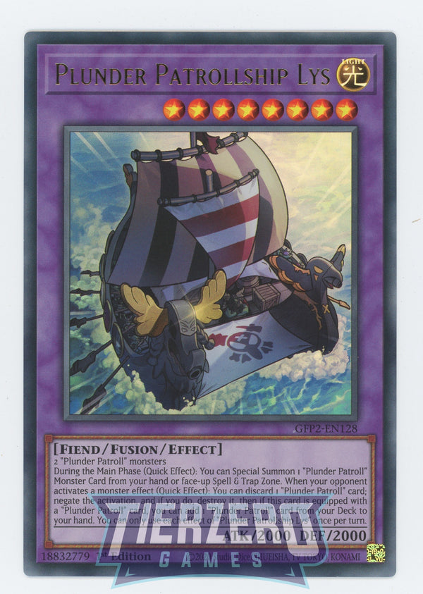 GFP2-EN128 - Plunder Patrollship Lys - Ultra Rare - Effect Fusion Monster - Ghosts from the Past the 2nd Haunting