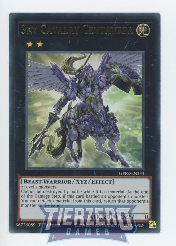 GFP2-EN141 - Sky Cavalry Centaurea - Ultra Rare - Effect Xyz Monster - Ghosts from the Past the 2nd Haunting