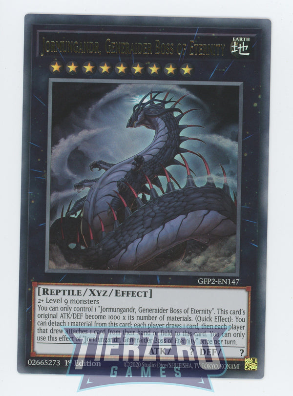 GFP2-EN147 - Jormungandr, Generaider Boss of Eternity - Ultra Rare - Effect Xyz Monster - Ghosts from the Past the 2nd Haunting