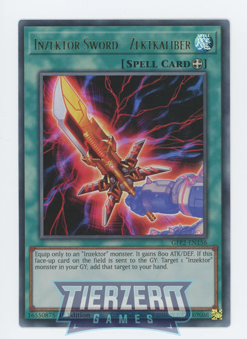 GFP2-EN156 - Inzektor Sword - Zektkaliber - Ultra Rare - Ghosts From the Past: The 2nd Haunting