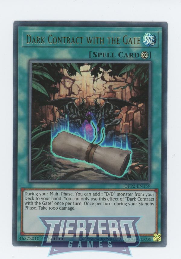 GFP2-EN159 - Dark Contract with the Gate - Ultra Rare - Continuous Spell - Ghosts from the Past the 2nd Haunting