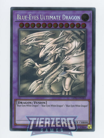 GFP2-EN181 - Blue-Eyes Ultimate Dragon - Ghost Rare - Ghosts From the Past: The 2nd Haunting