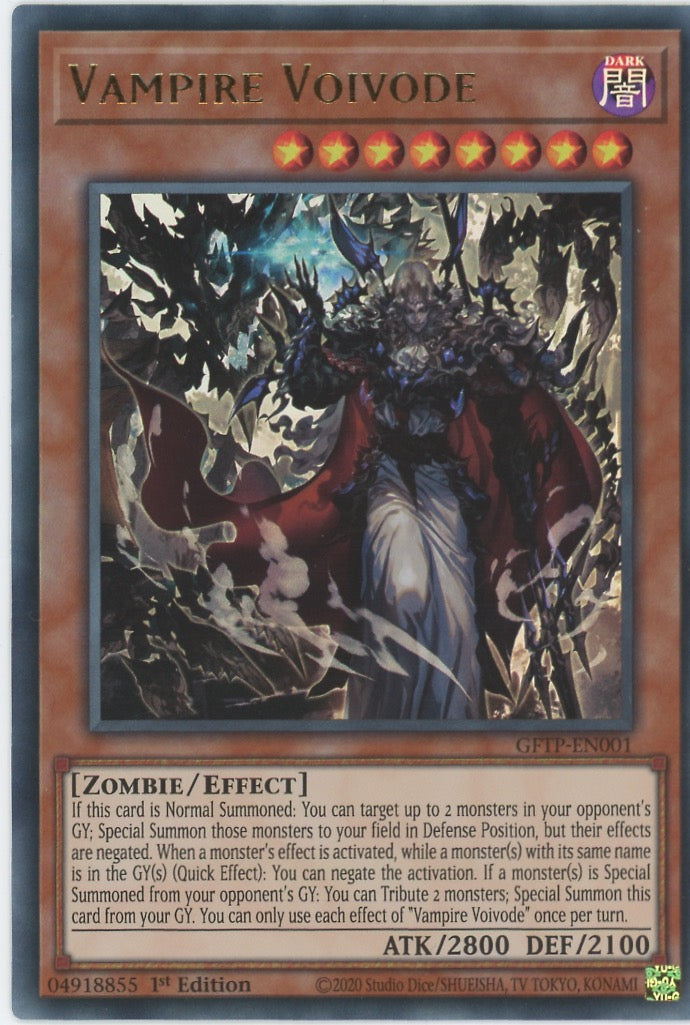 GFTP-EN001 - Vampire Voivode - Ultra Rare - Effect Monster - Ghosts From the Past