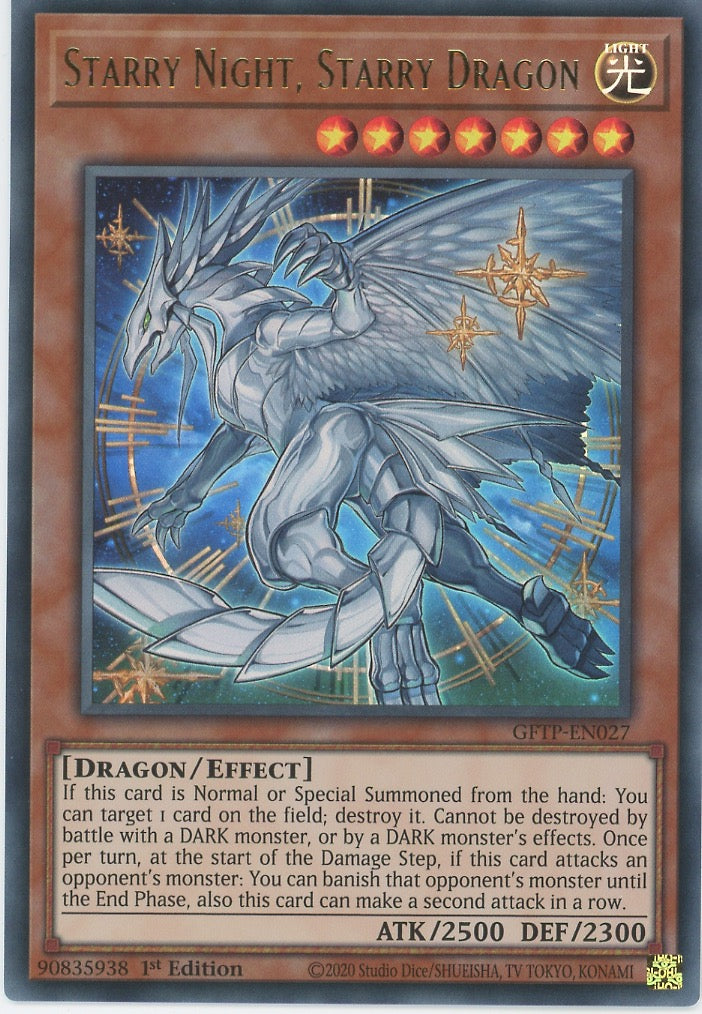 GFTP-EN027 - Starry Night, Starry Dragon - Ultra Rare - Effect Monster - Ghosts From the Past