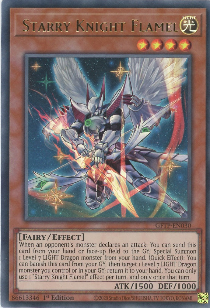 GFTP-EN030 - Starry Knight Flamel - Ultra Rare - Effect Monster - Ghosts From the Past