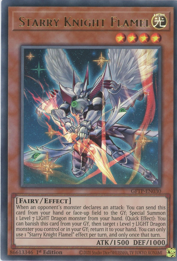 GFTP-EN030 - Starry Knight Flamel - Ultra Rare - Effect Monster - Ghosts From the Past