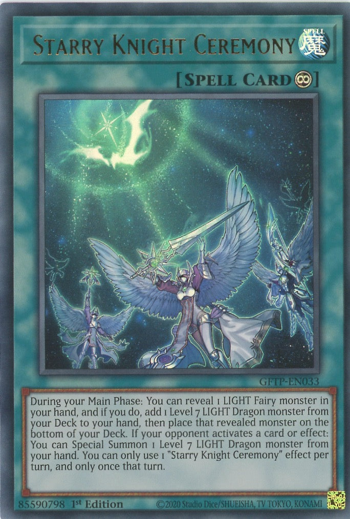 GFTP-EN033 - Starry Knight Ceremony - Ultra Rare - Continuous Spell - Ghosts From the Past