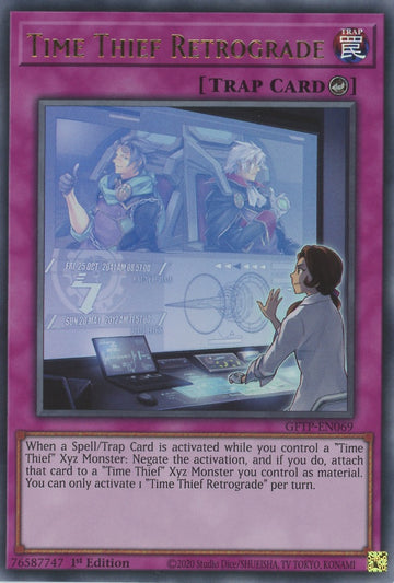 GFTP-EN069 - Time Thief Retrograde - Ultra Rare - Ghosts From the Past