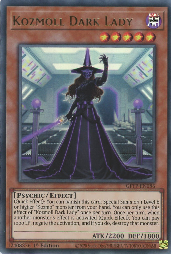 GFTP-EN086 - Kozmoll Dark Lady - Ultra Rare - Effect Monster - Ghosts From the Past